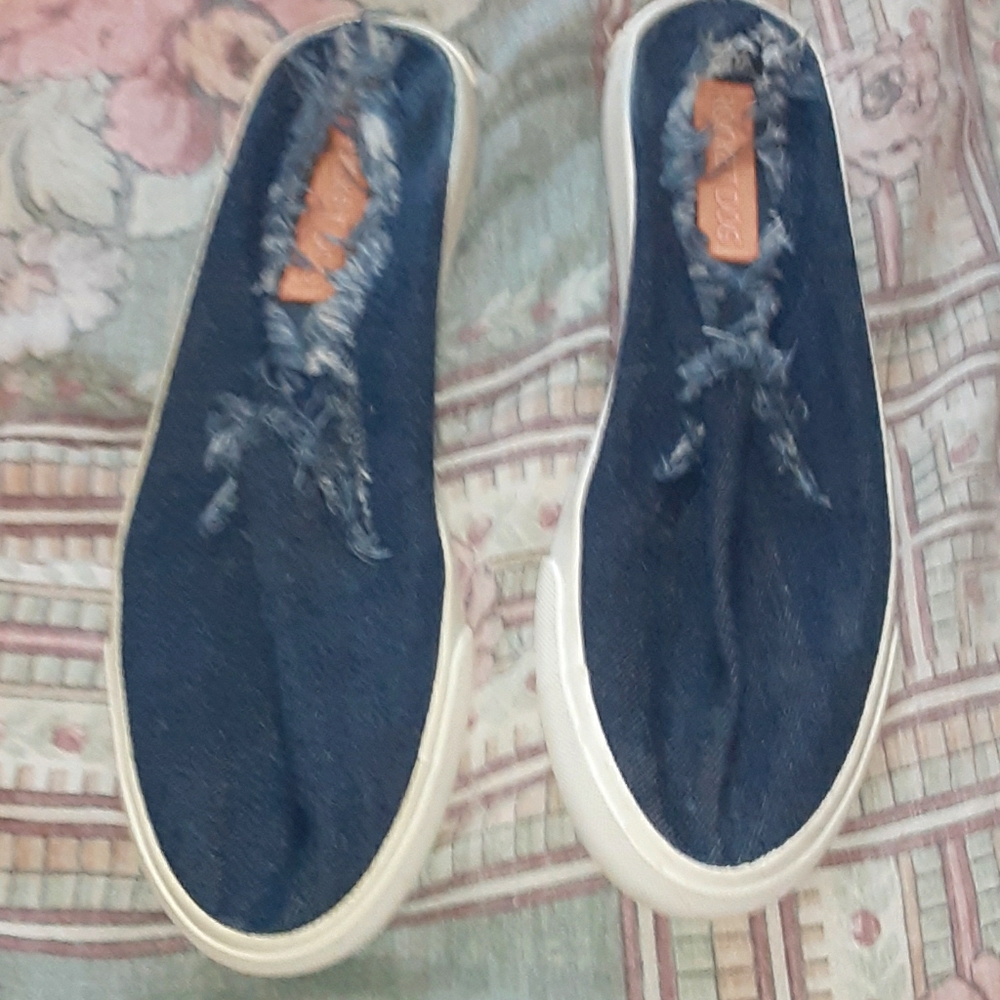 Rocket dog denim slide on shoes